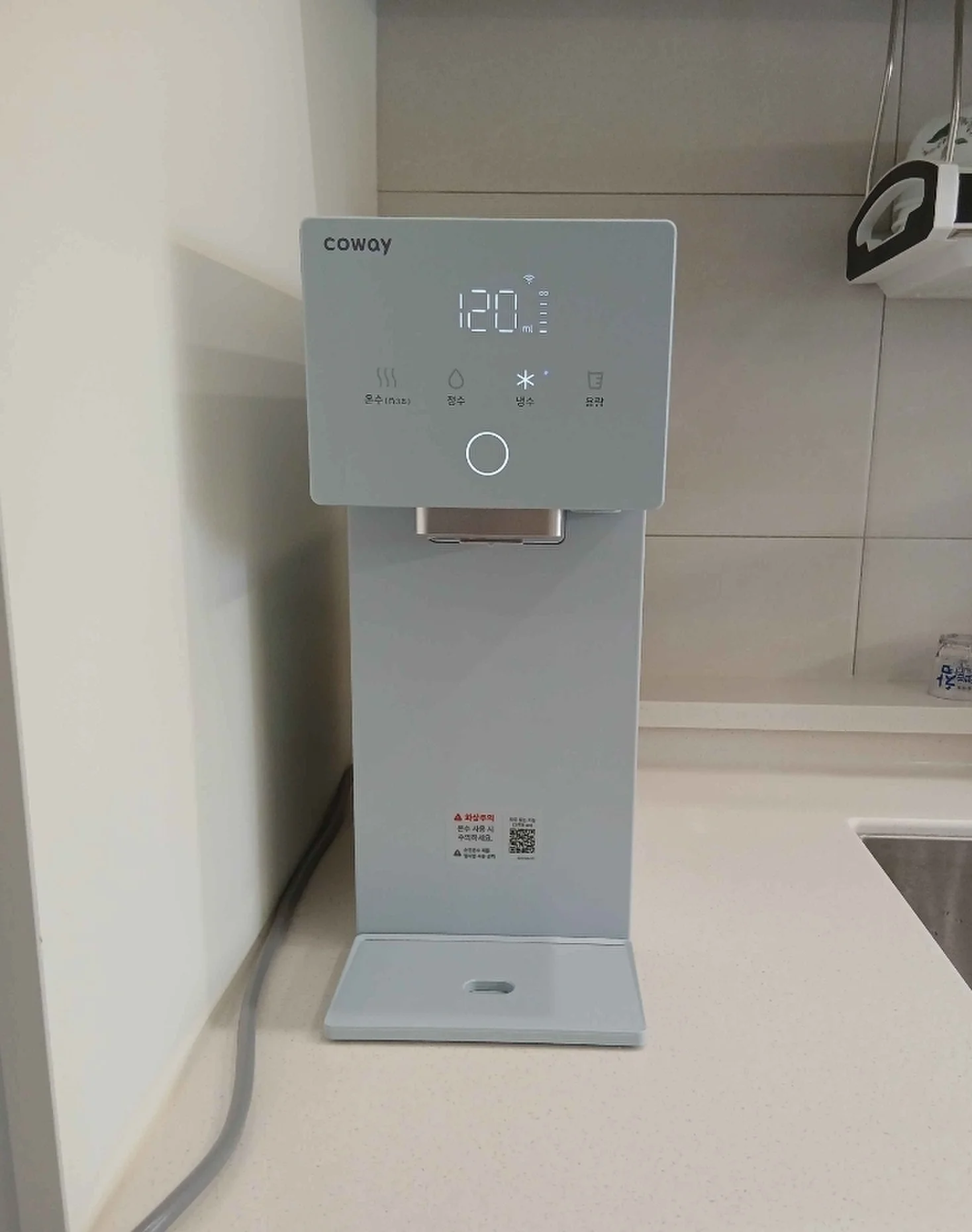 코웨이 아이콘정수기3 chp-7220n 설치 실제 사진